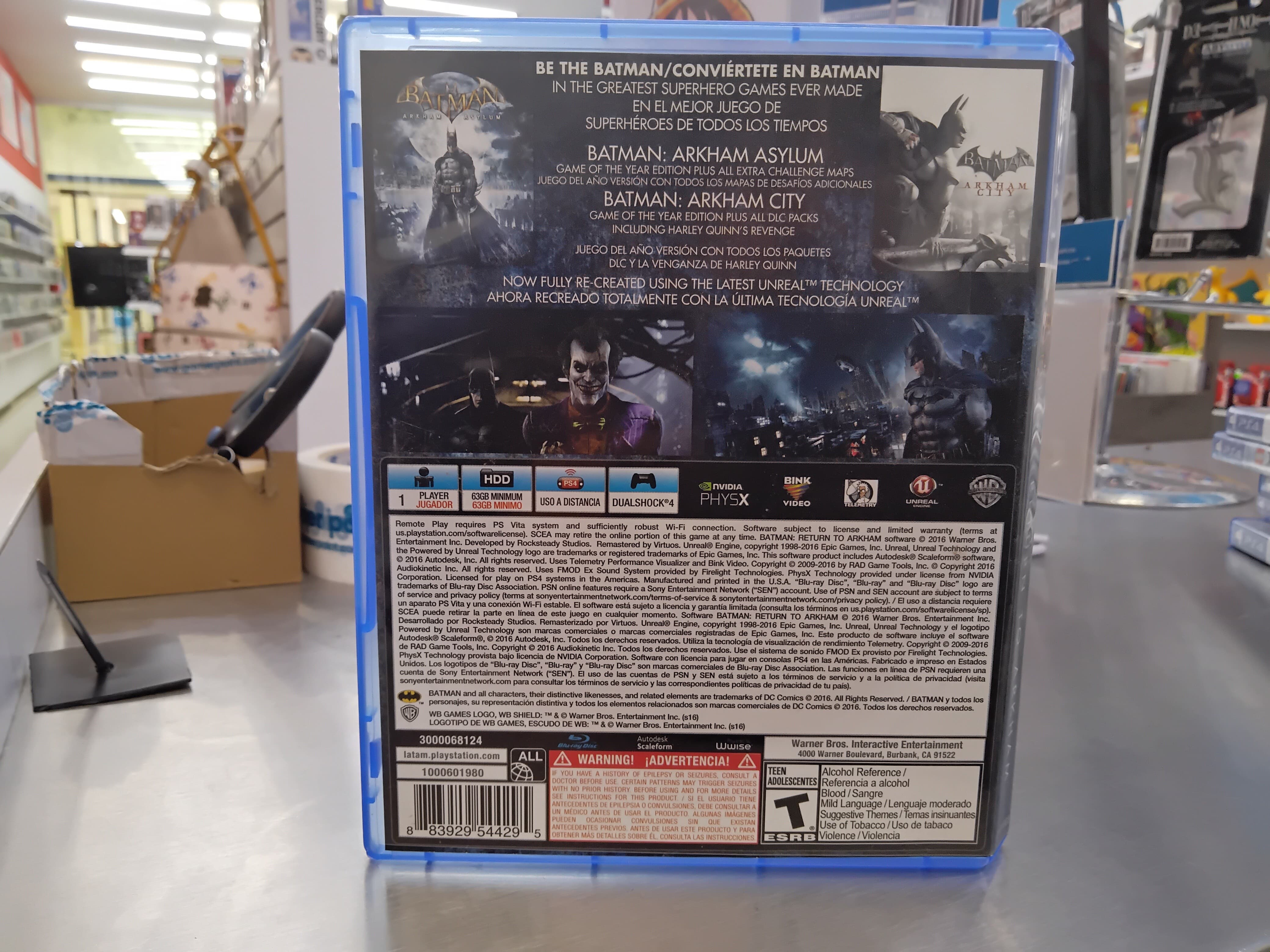 Batman Return To Arkham  Ps4  Usado