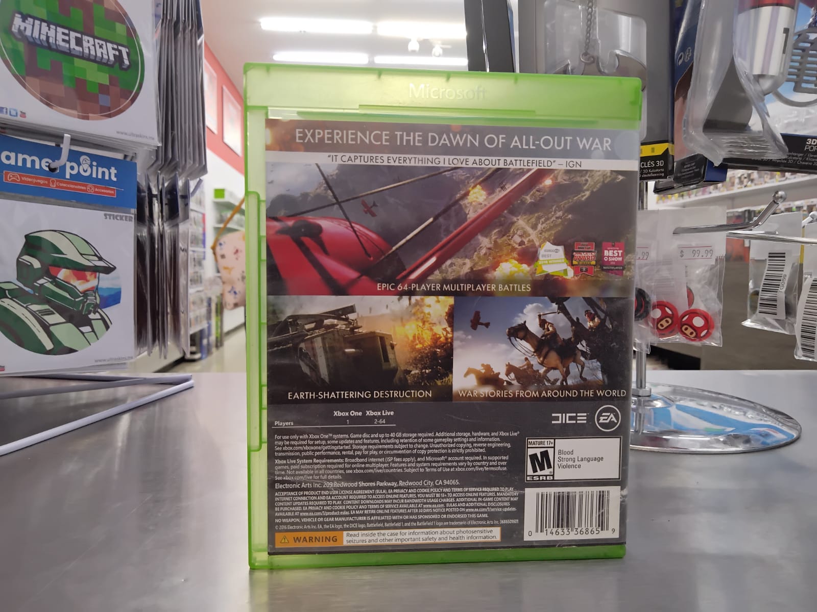 Battlefield 1 Xbox One  Usado