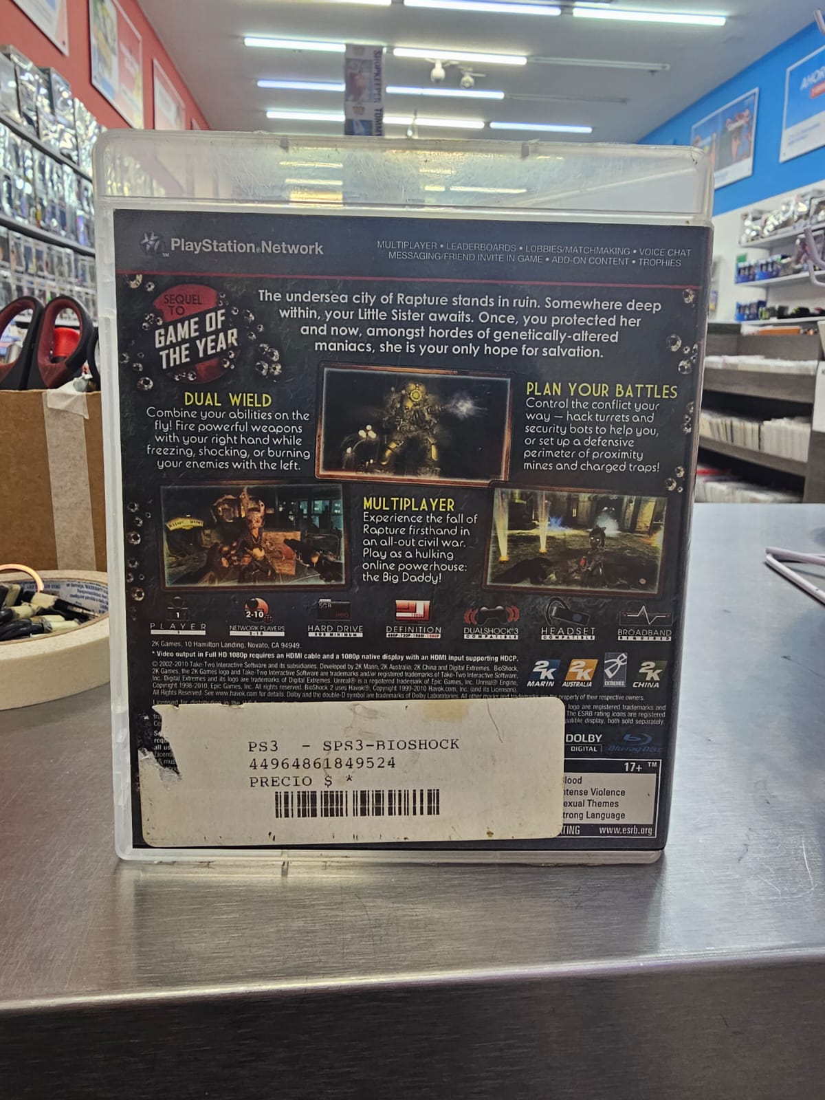 Bioshock 2 Ps3 Usado