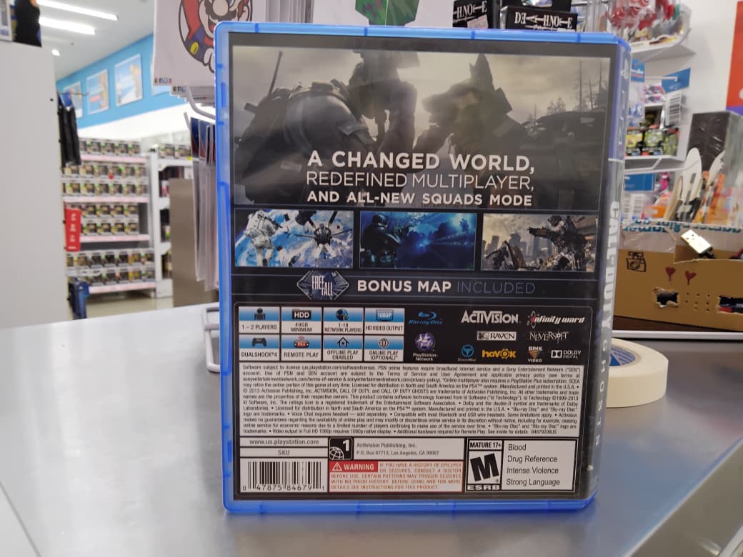 Call Of Duty Ghosts Ps4 Usado