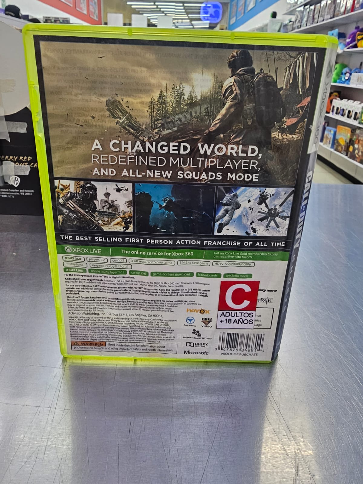 Call Of Duty Ghosts Xbox 360 Usado