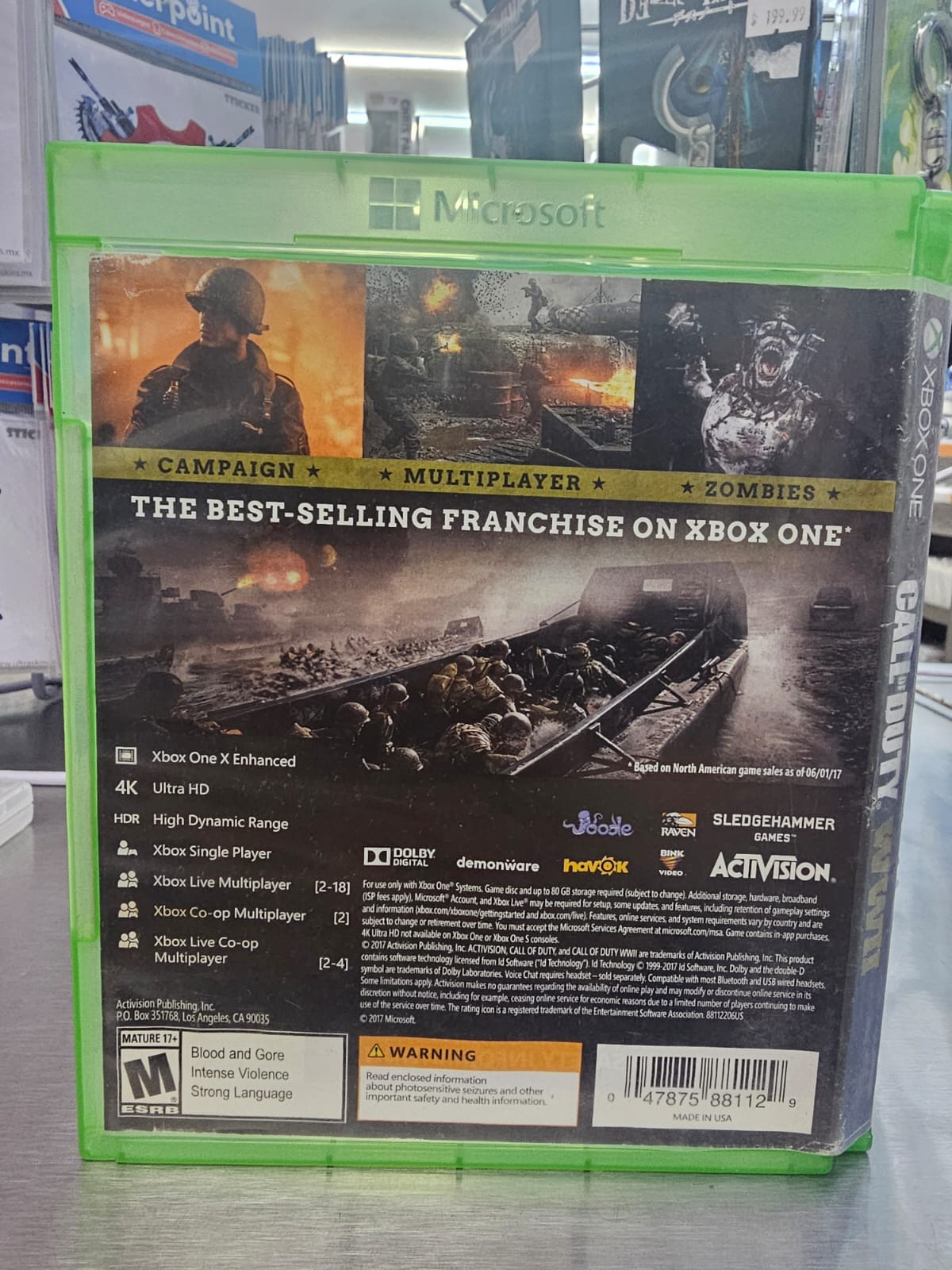 Call Of Duty WWII Xbox One Usado