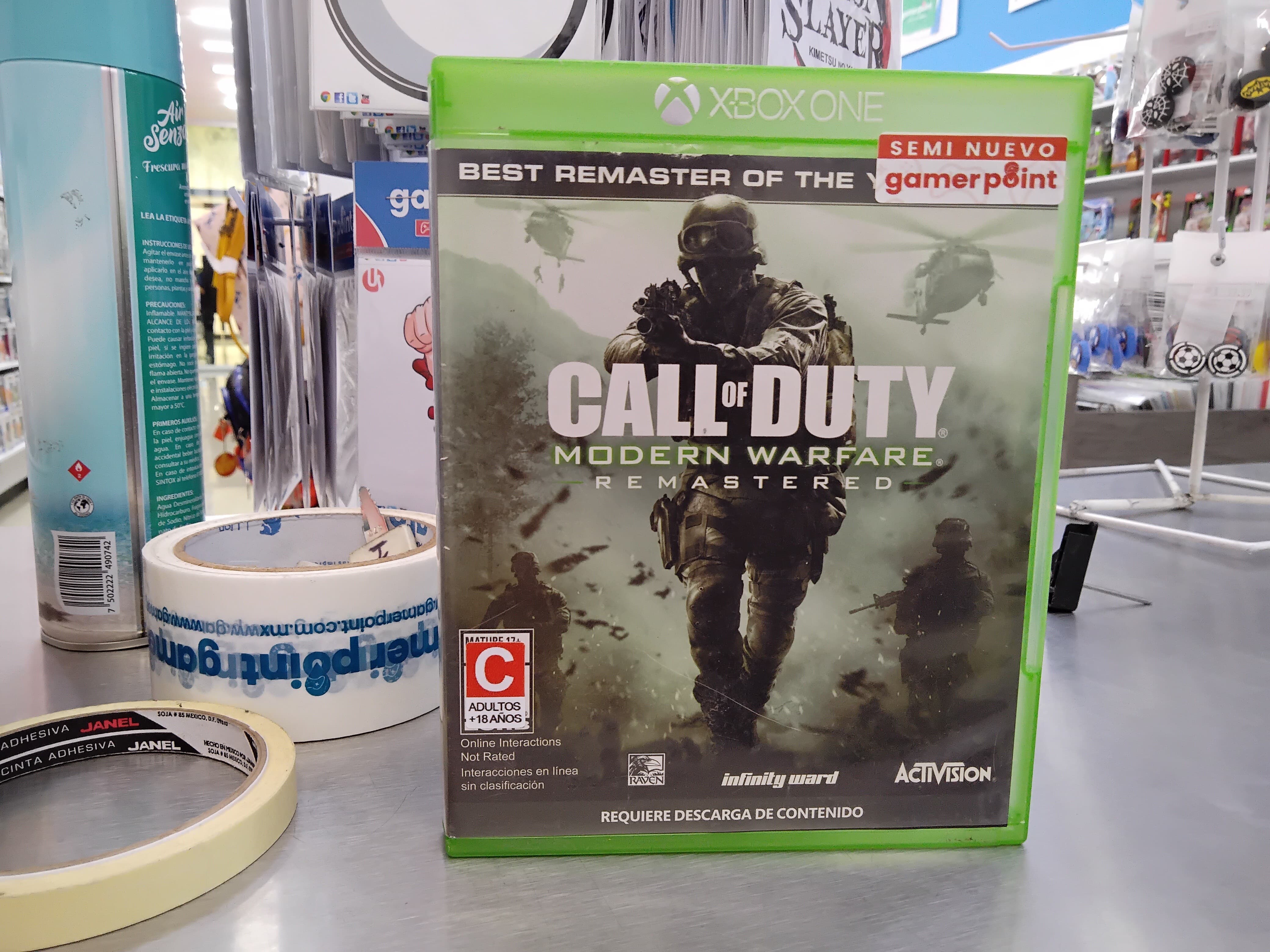 Call of Duty Modern Warfare Remastered Xbox one Usado