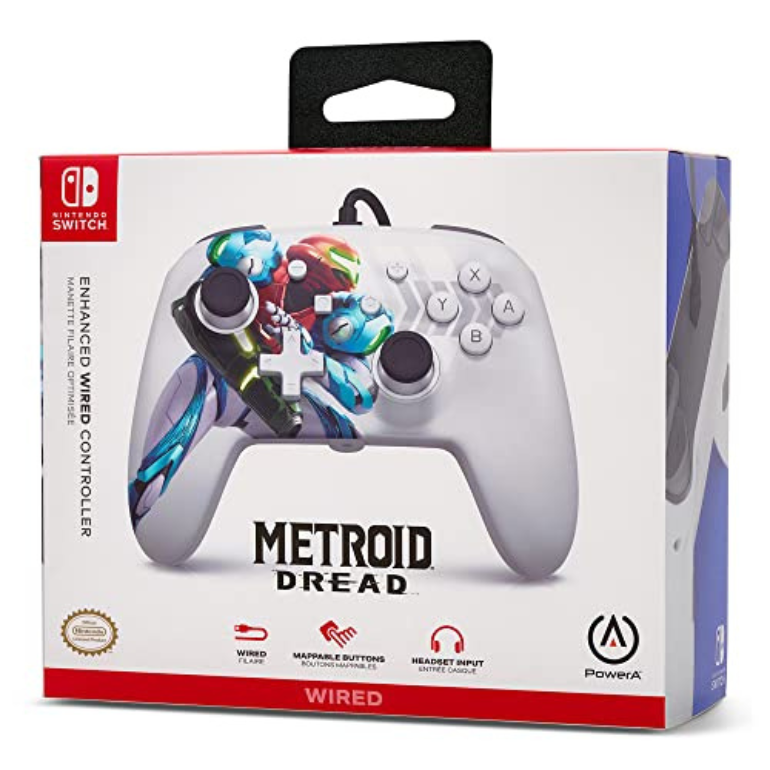Control Alámbrico Metroid Power A Nintendo Switch