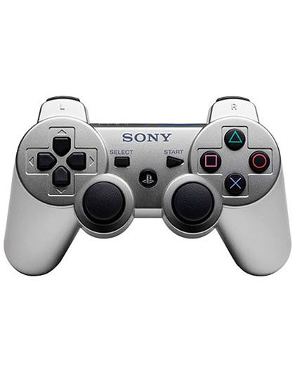 Control Inalámbrico PS3 Plata Usado