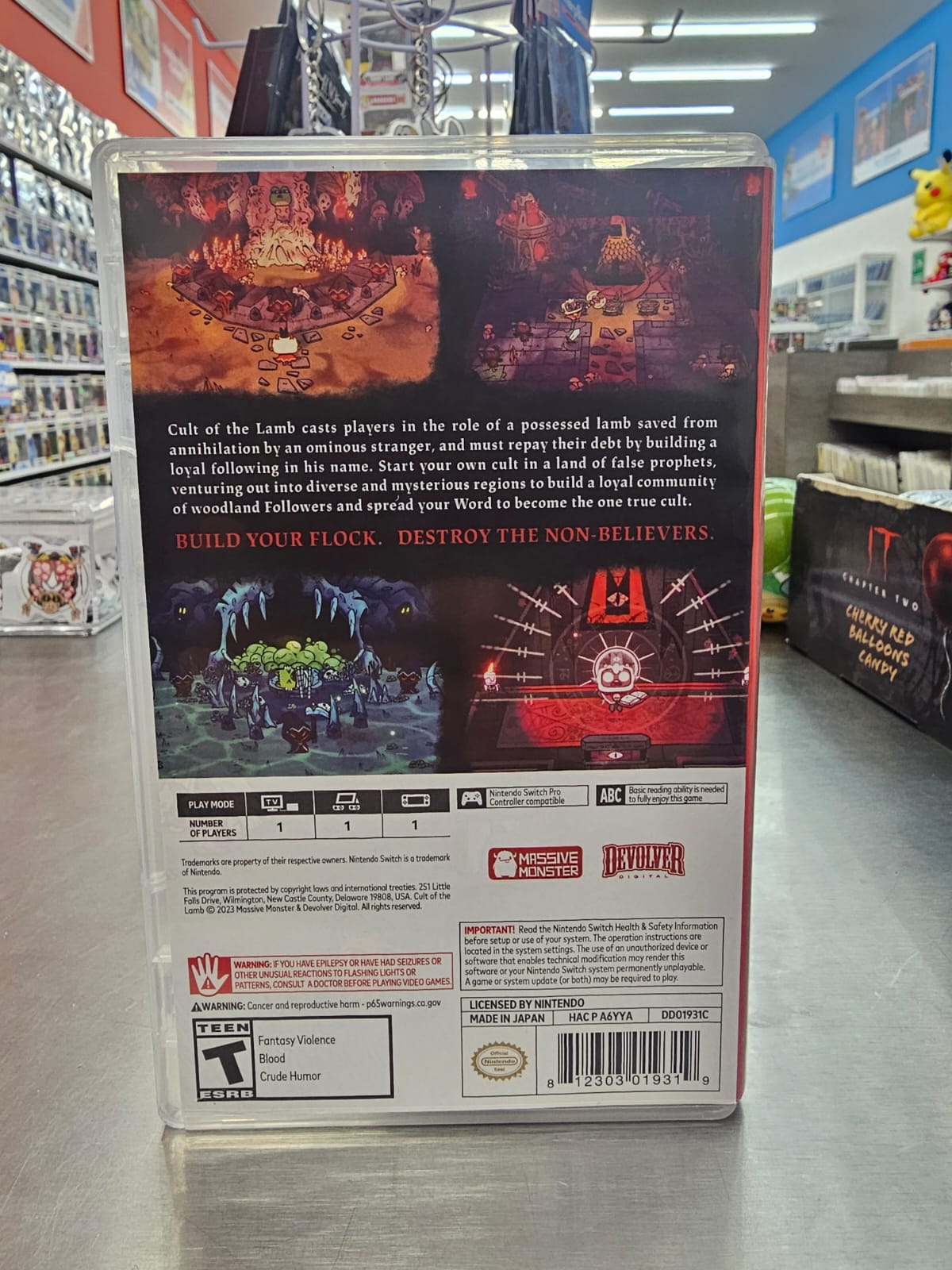 Cult of the Lamb Nintendo Switch Usado