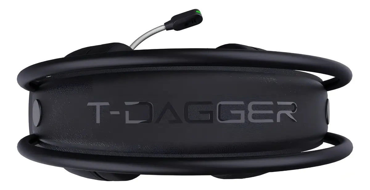 Auriculares Gamer T-Dagger Sona Negros 7.1 RGB USB con Micrófono Flexible