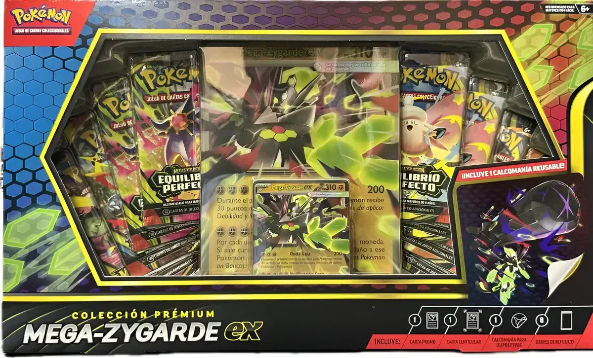 Pokémon TCG: Mega Zygarde ex Premium  Collection - Pieza Español