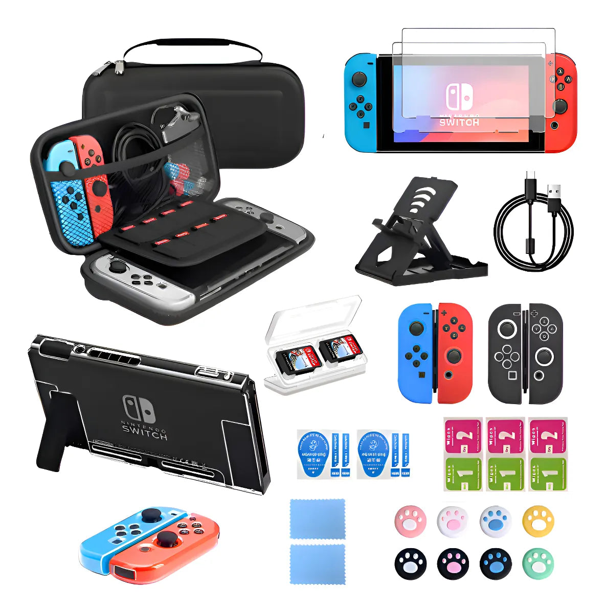Aiyinsmart Kit De Estuche Y Accesorios Para Nintendo Switch 32 En 1