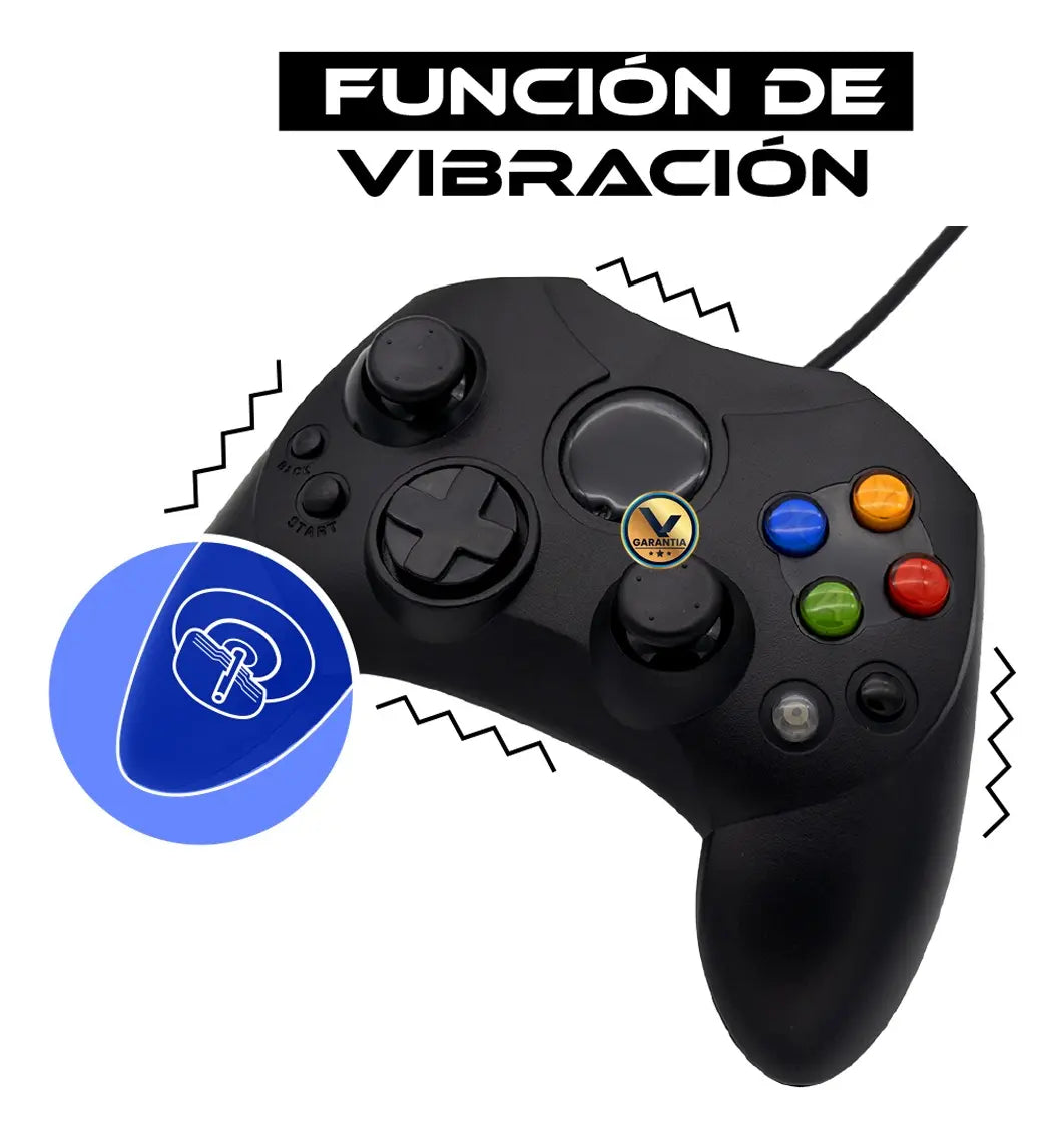 Control Alámbrico - Xbox Clásico (Genérico De Excelente Calidad)