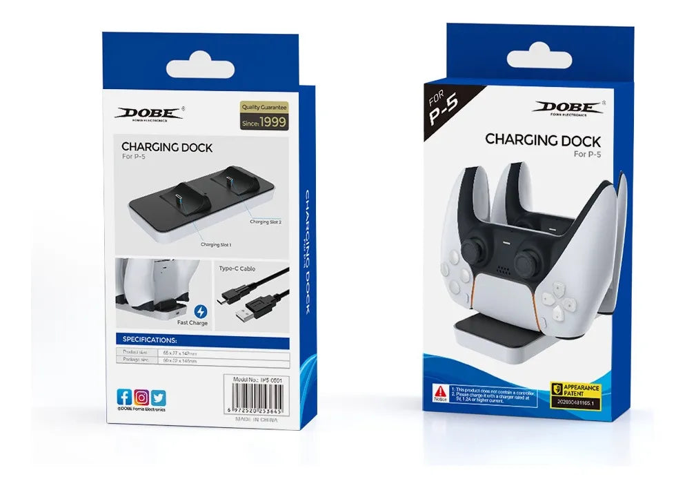 Base de Carga para Control de PS5 (Dobe)