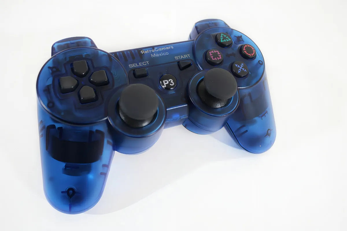 Control Inalámbrico - Clear Blue - PS3