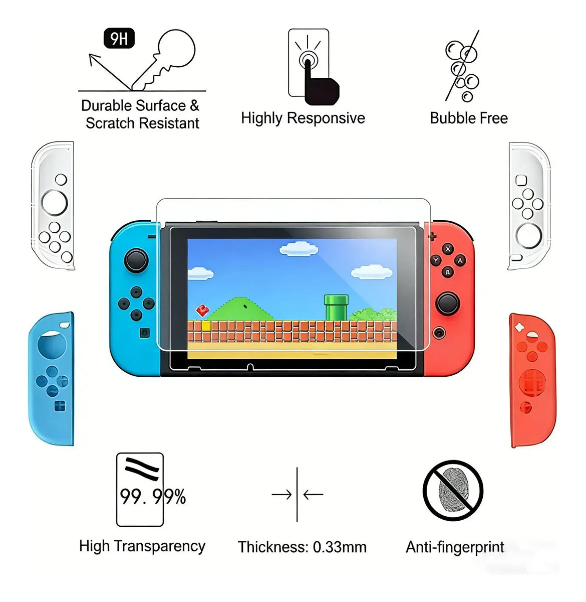 Estuche 25 en 1 Maletín Protector Negro - Nintendo Switch