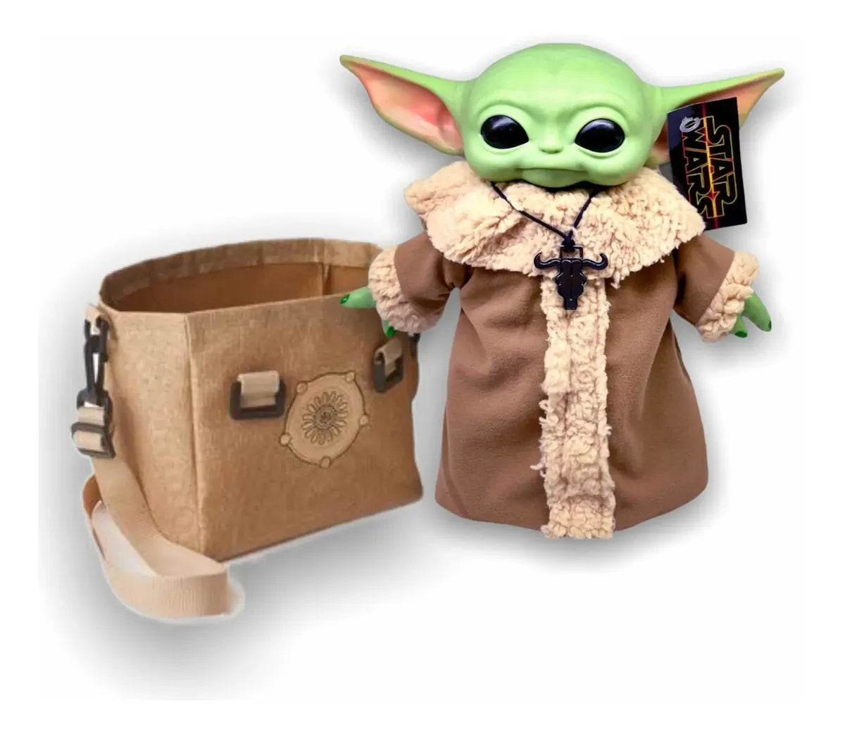 Peluche + Bolsa Transportadora - The Mandalorian - Grogu