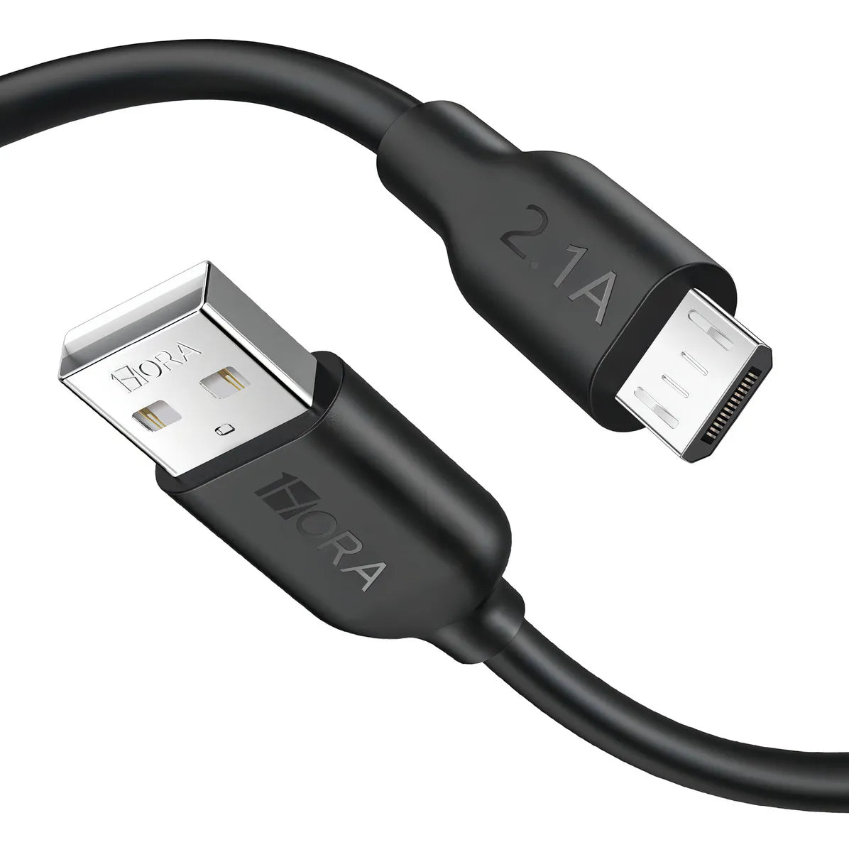 Cable USB a Micro USB de Carga y de Datos 1HORA 2 Mts (Para control de PS4)