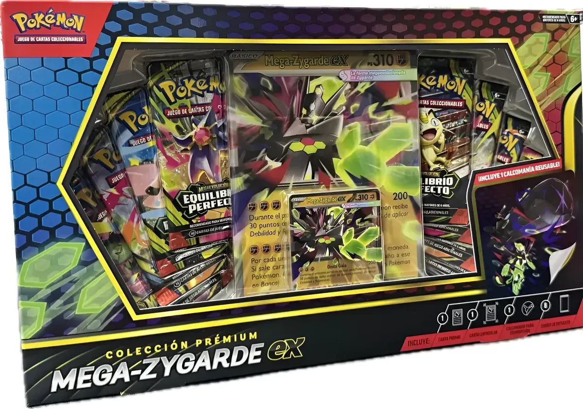 Pokémon TCG: Mega Zygarde ex Premium  Collection - Pieza Español
