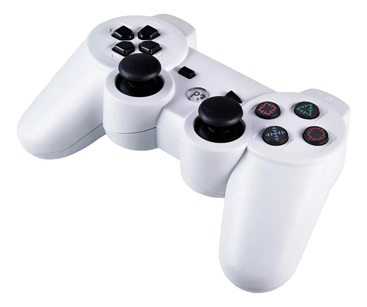 Control Inalámbrico Genérico para PS3 Color Blanco (Incluye cable de carga)