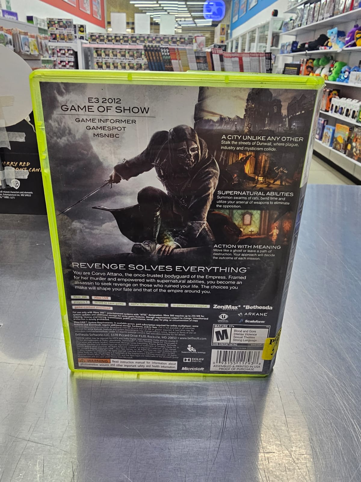 Dishonored Xbox 360 Usado