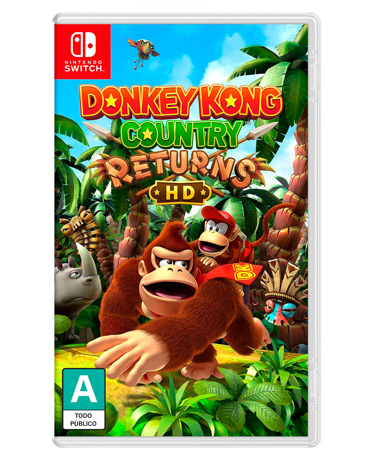 Donkey Kong Country Returns HD Nintendo Switch Usado