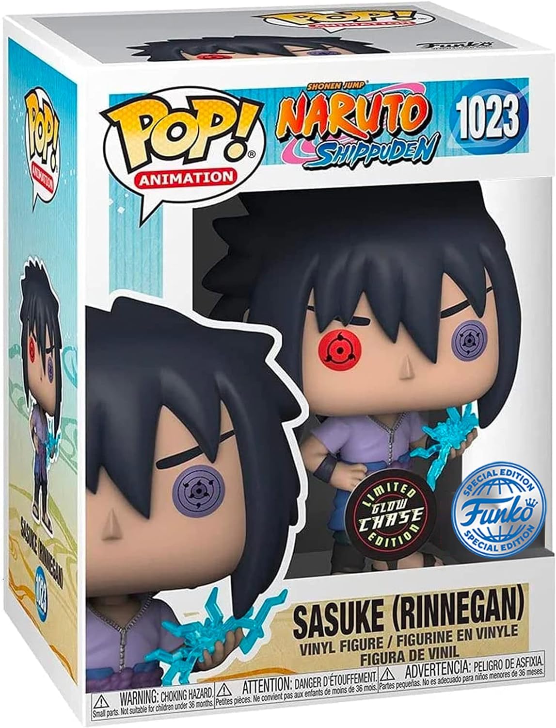 Funko Sasuke (Rinnengan) Glow Chase Special Edition 1023 (Naruto Shippuden)
