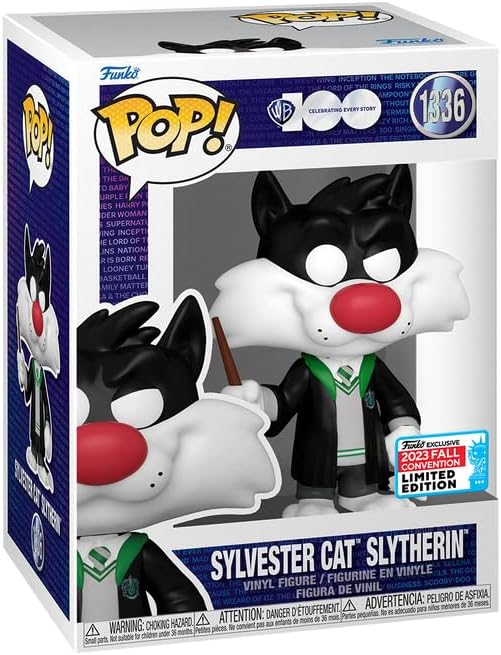 Funko Sylvester Cat Slytherin 2023 Fall Convention Limited Edition 1336 (Warner Bros)