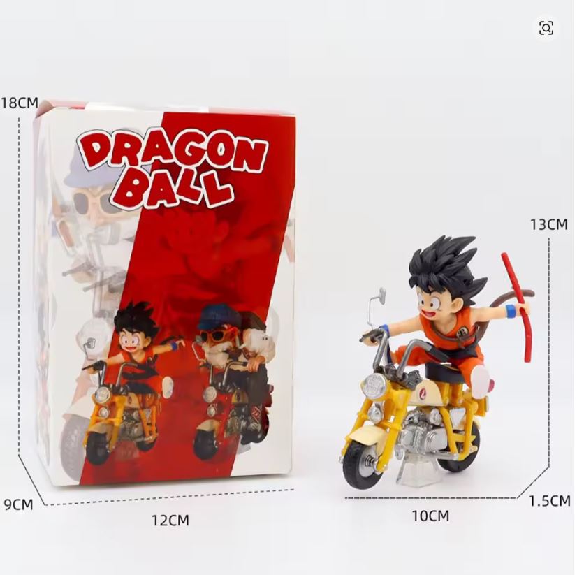 Figura De Colección - Dragon Ball - Goku En Moto