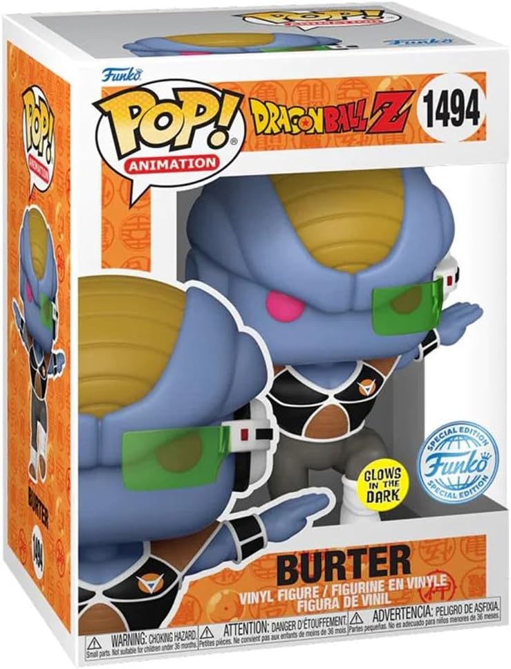 Funko Burter Glows in the Dark Entertainment Exclusive Limited Edition 1494 (Dragon Ball Z)