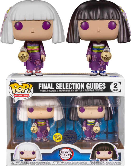 Funko Final Selection Guides 2 Pack Glows in the Dark Special Edition (Demon Slayer)