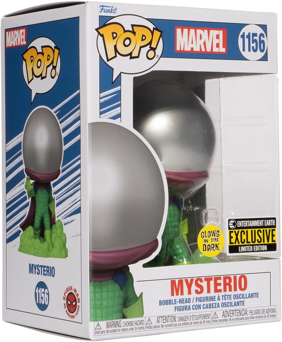 Funko Mysterio Glows in the Dark Entertainment Earth Exclusive Limited Edition 1156 (Marvel)