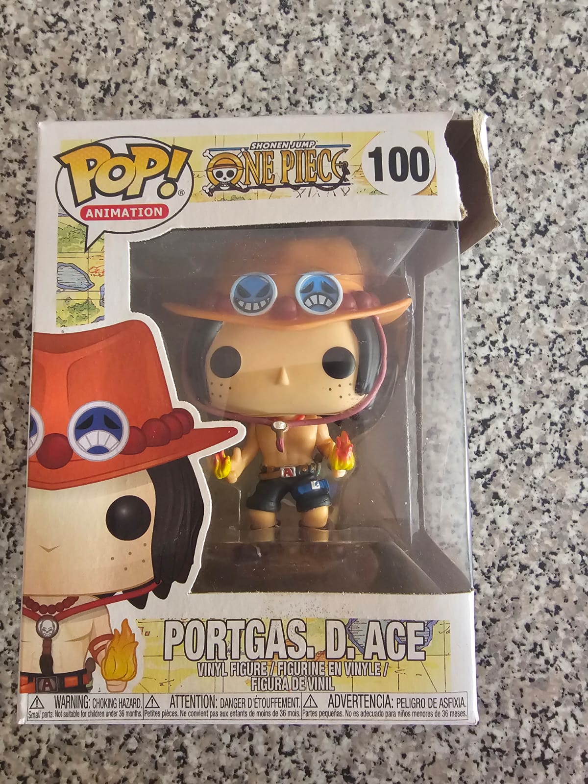 Funko Portgas. D.Ace 100 (One Piece) (Caja Dañada)