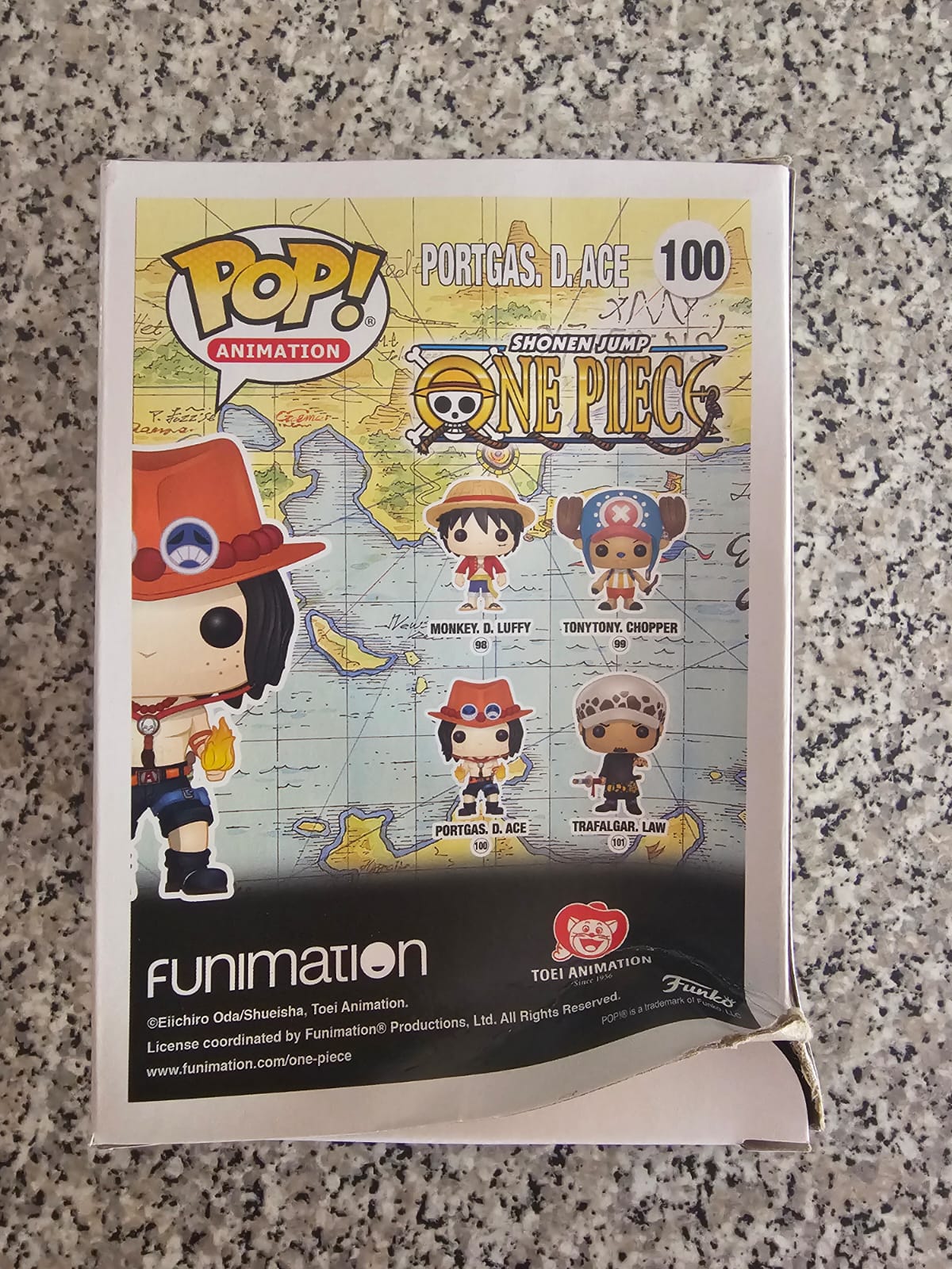 Funko Portgas. D.Ace 100 (One Piece) (Caja Dañada)
