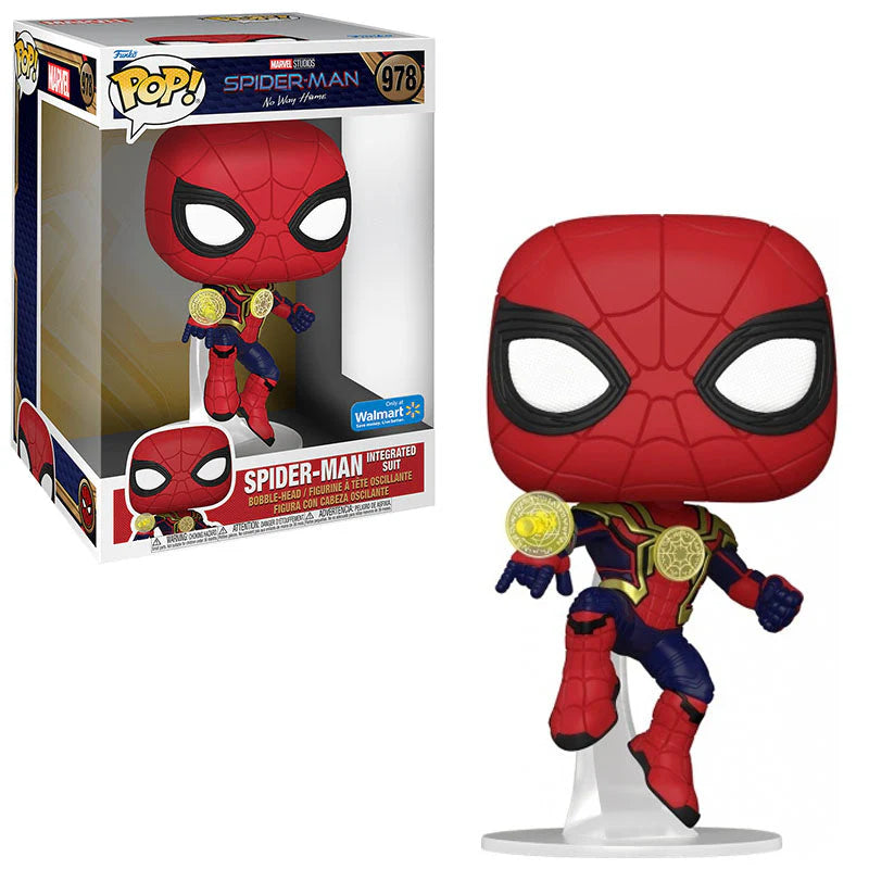 Funko Spider-Man Integrated Suit Only at Walmart 978 (Spider-Man No Way Home) (10 Pulgadas)