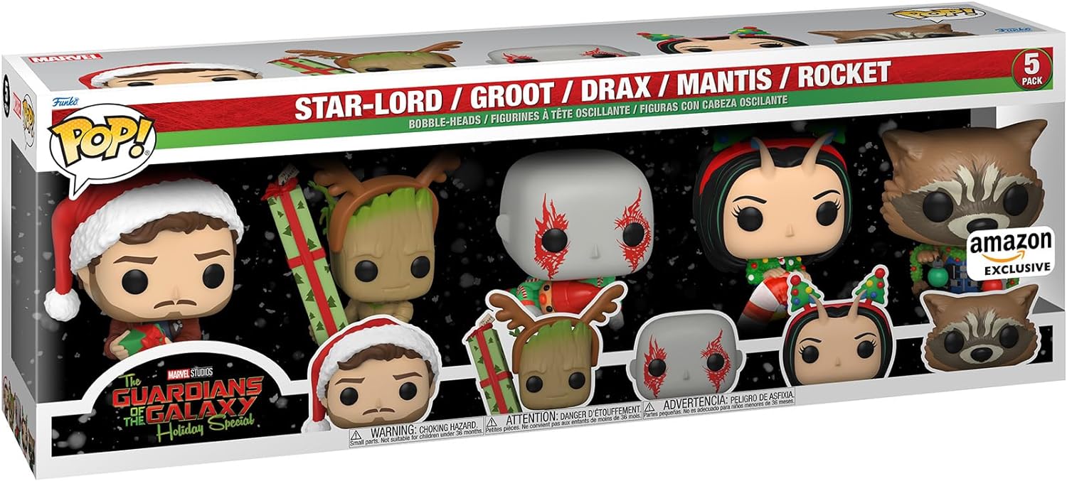 Funko Star-Lord / Groot / Drax / Mantis / Rocket 5 Pack Amazon Exclusive (Marvel Guardians of the Galaxy)