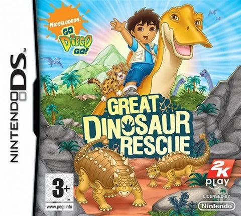 Go Diego Go! Great Dinosaur Rescue Nintendo DS Usado