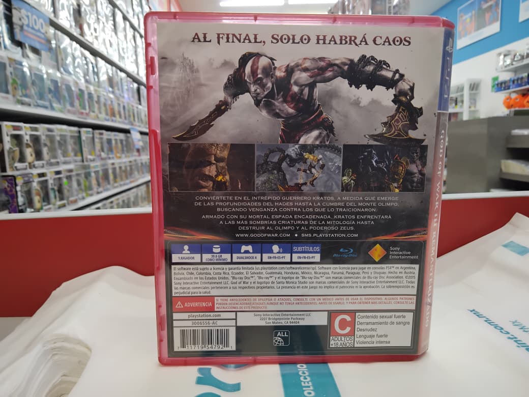 God of War 3 Remasterizado Ps4 Usado