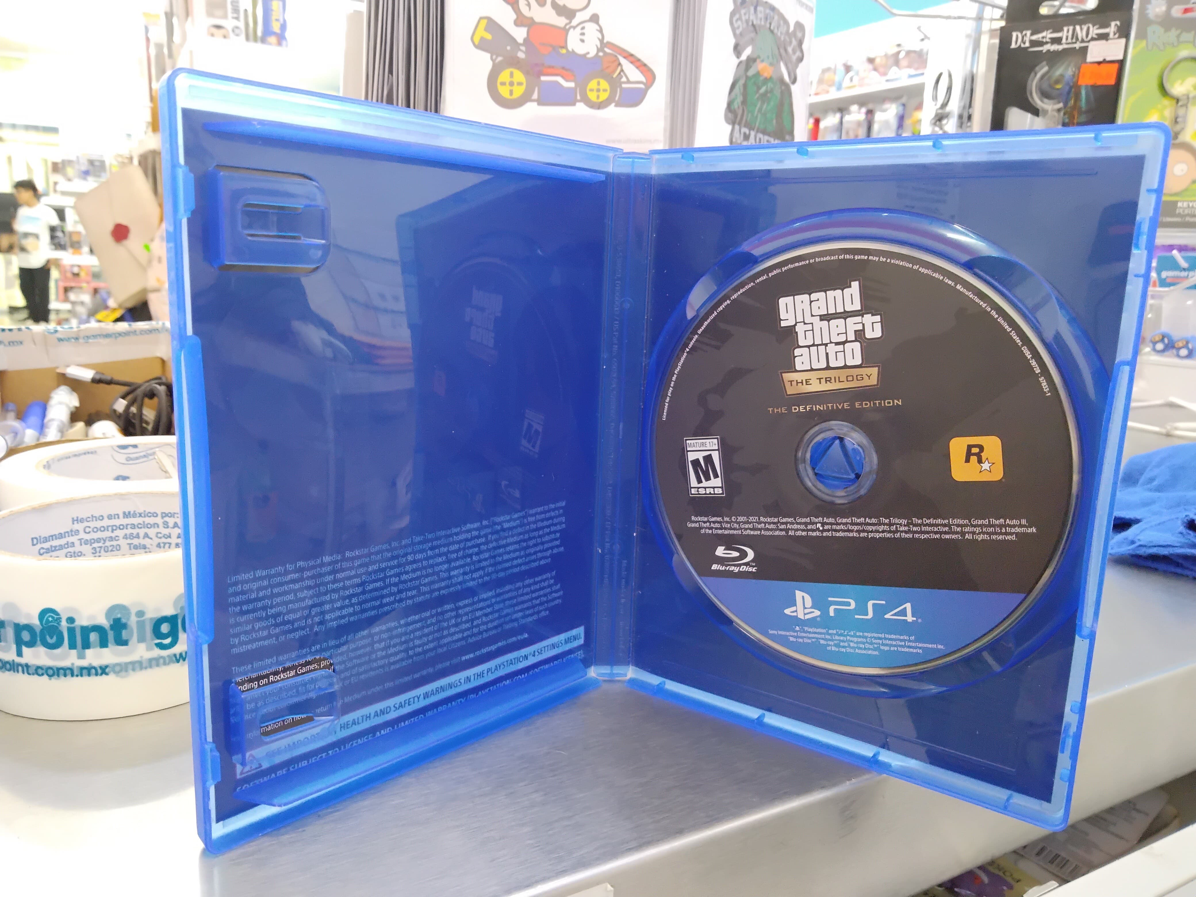 Grand Theft Auto The Trilogy Definitive Edition PS4 Usado