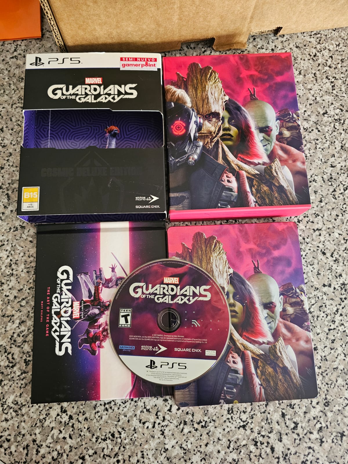 Marvel Guardians of the Galaxy Cosmic Deluxe Edition PS5 Usado