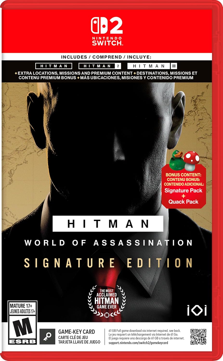 Hitman World of Assassination Signature Edition Nintendo Switch 2 Usado