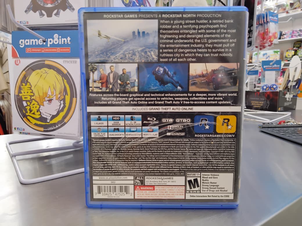 Grand Theft Auto V (Gta V) Ps4 Usado