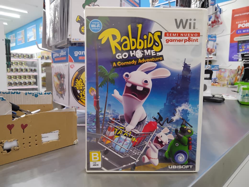 Rabbids Go Home Nintendo WII Usado