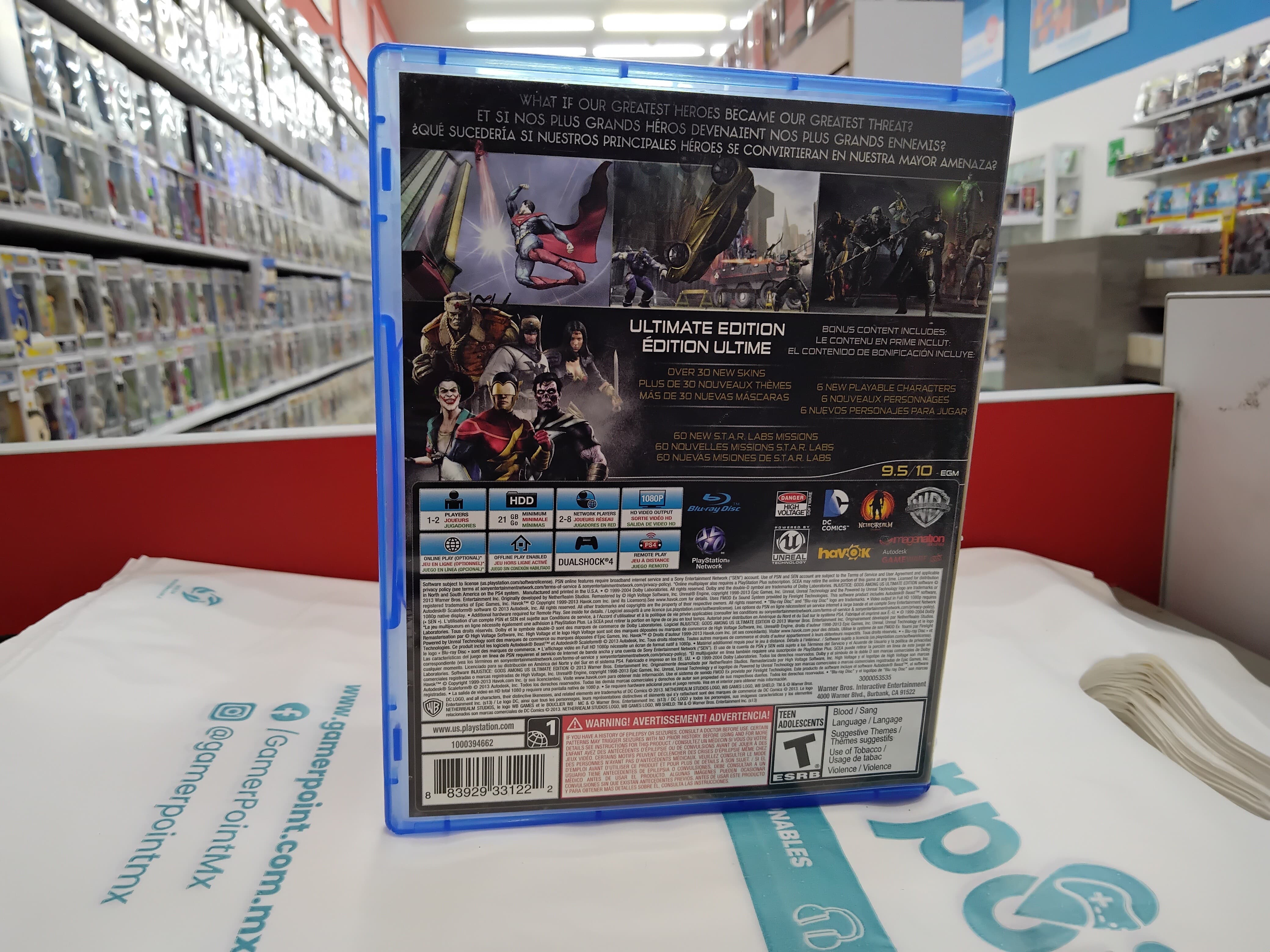 Injustice Gods Among Us Ultimate Edition Ps4 Usado