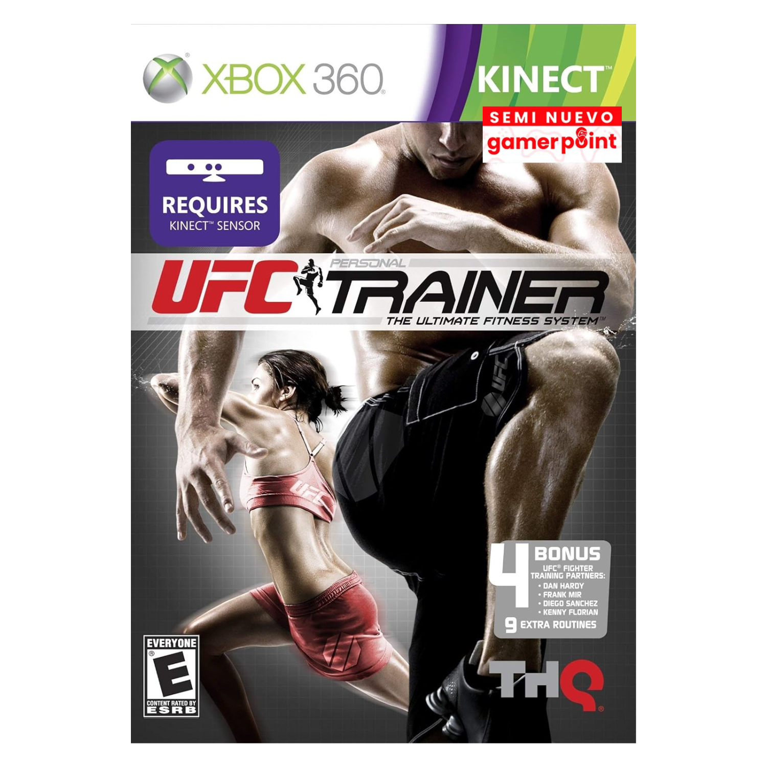 Kinect Ufc Trainer Xbox 360  Usado