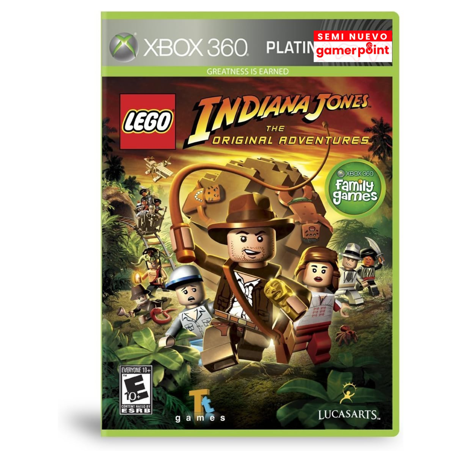 Lego Indiana Jones Xbox 360 Usado