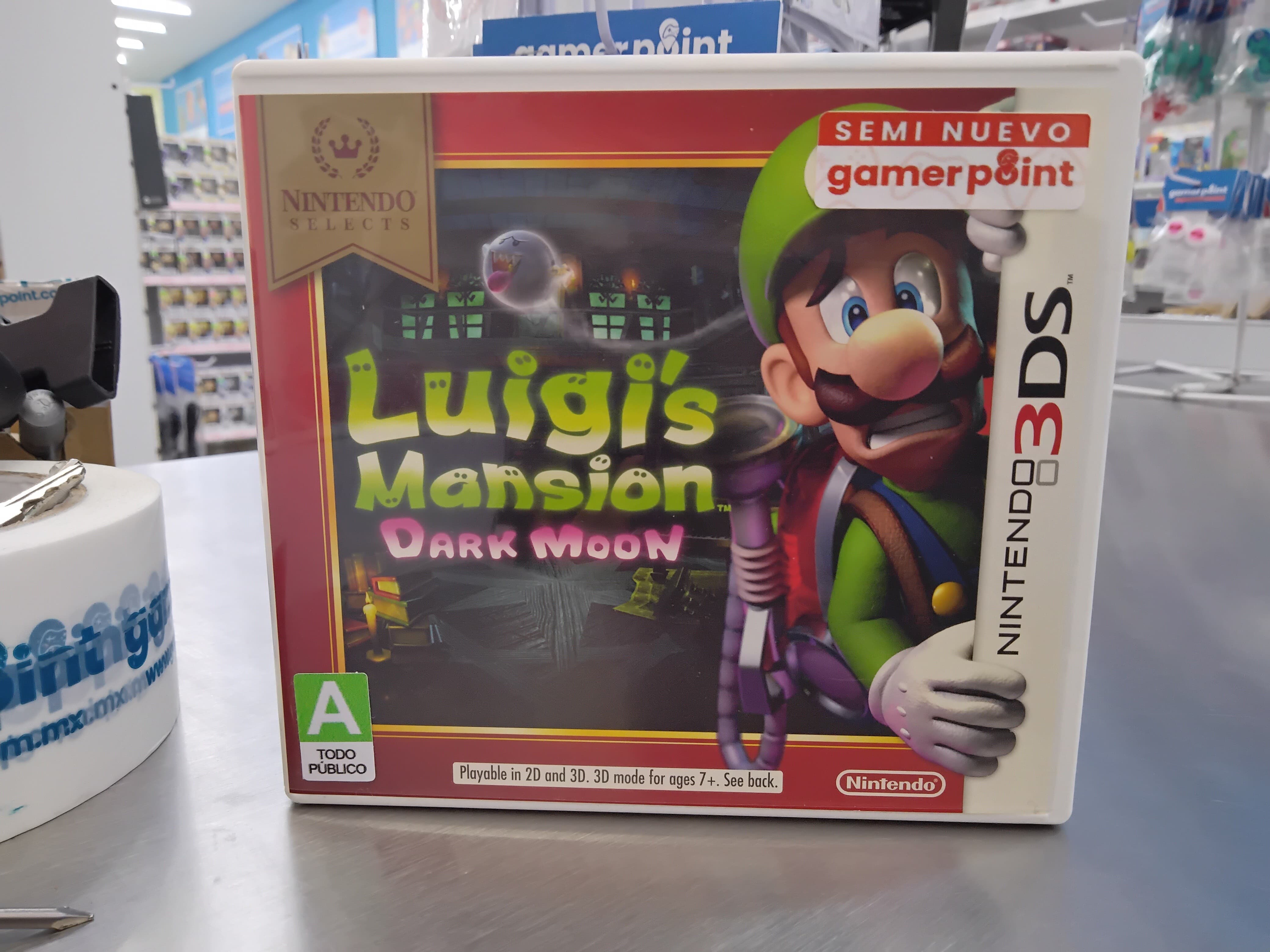 Luigis Mansion Dark Moon 3Ds  Usado