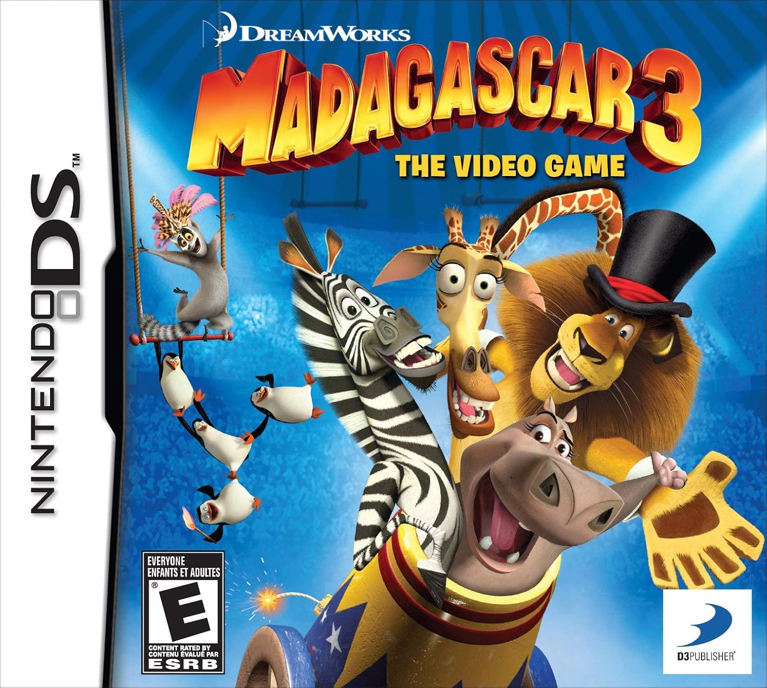 Madagascar 3 The Videogame Nintendo DS Usado