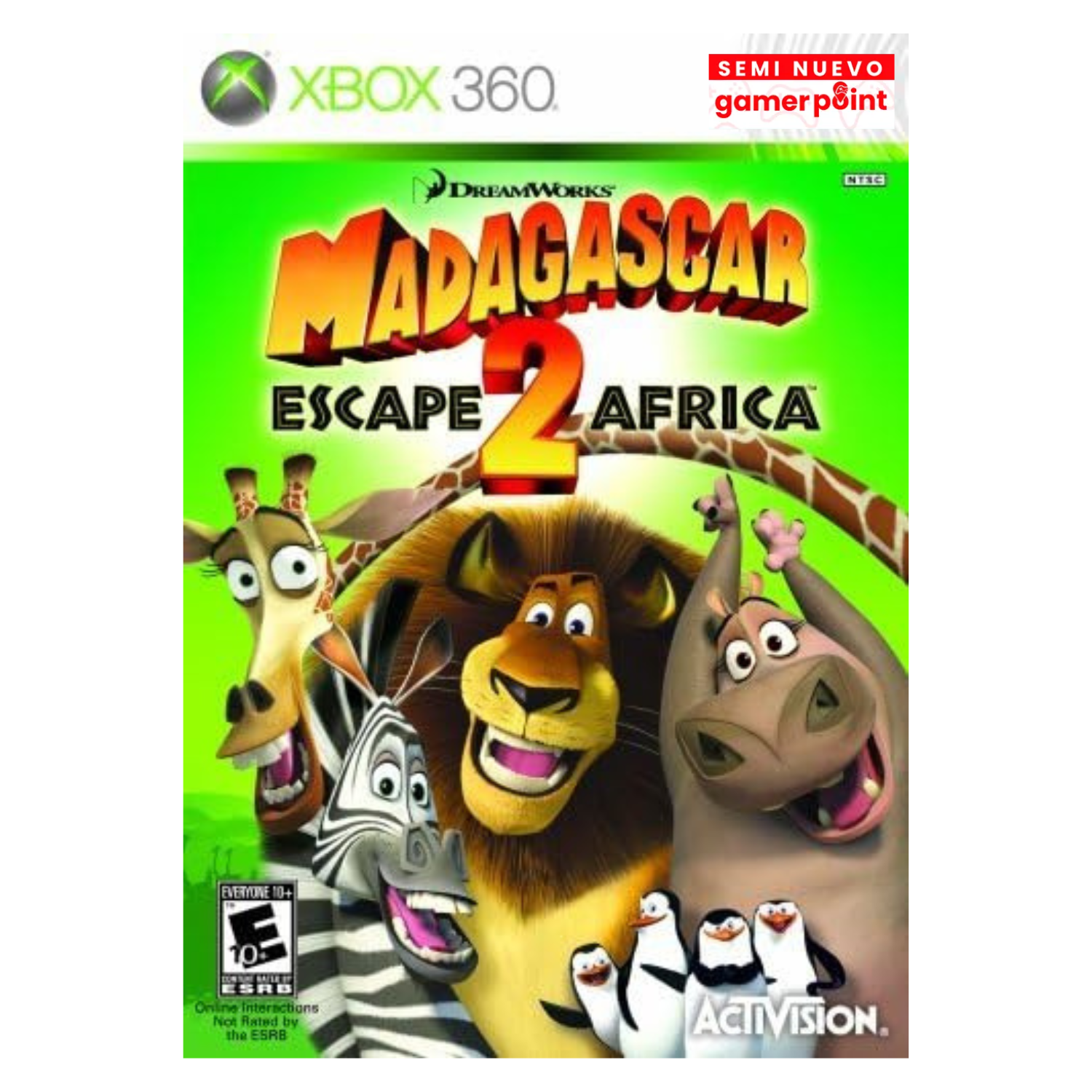 Madagascar Escape Africa 2 Xbox 360 Usado