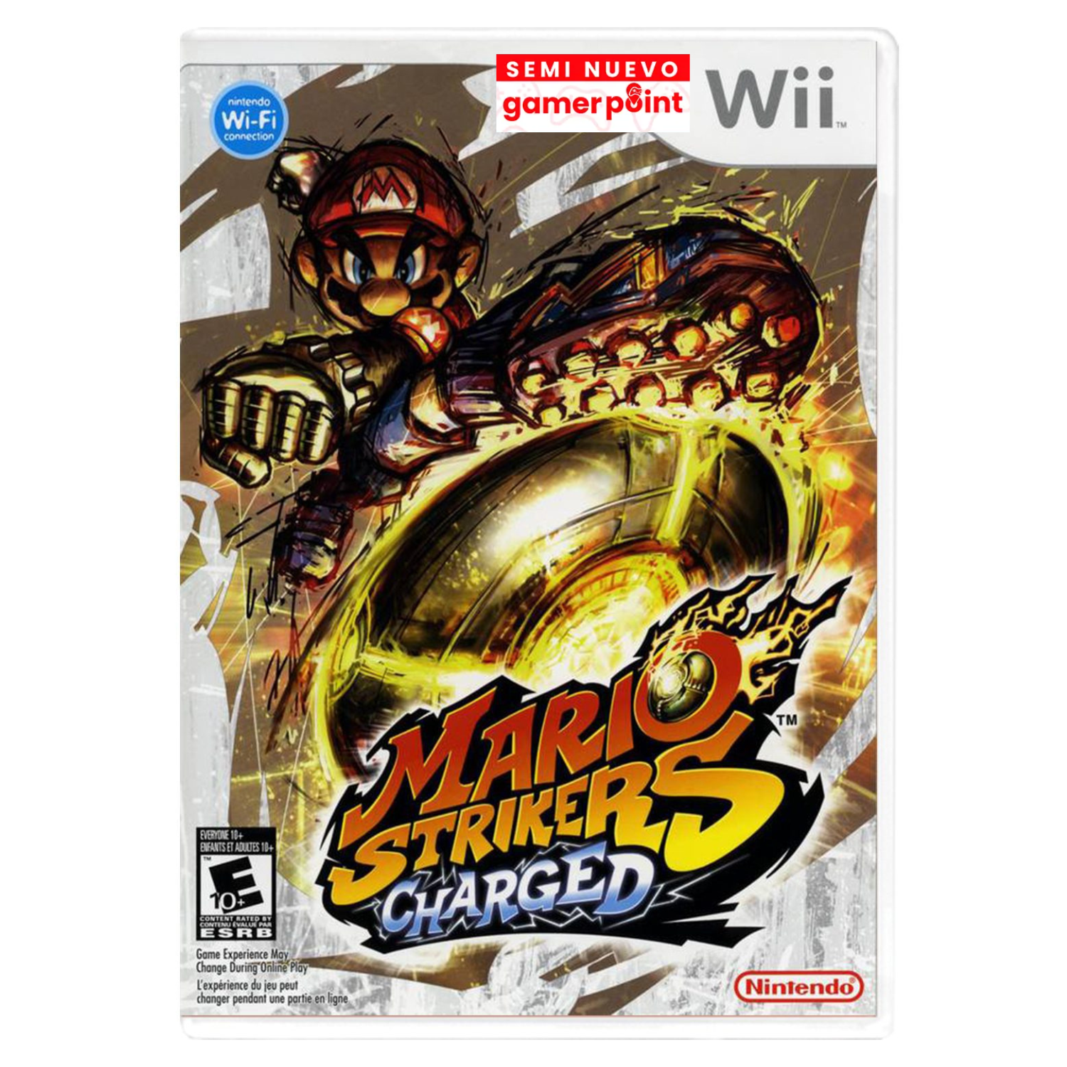 Mario Strikers Charged Wii Usado