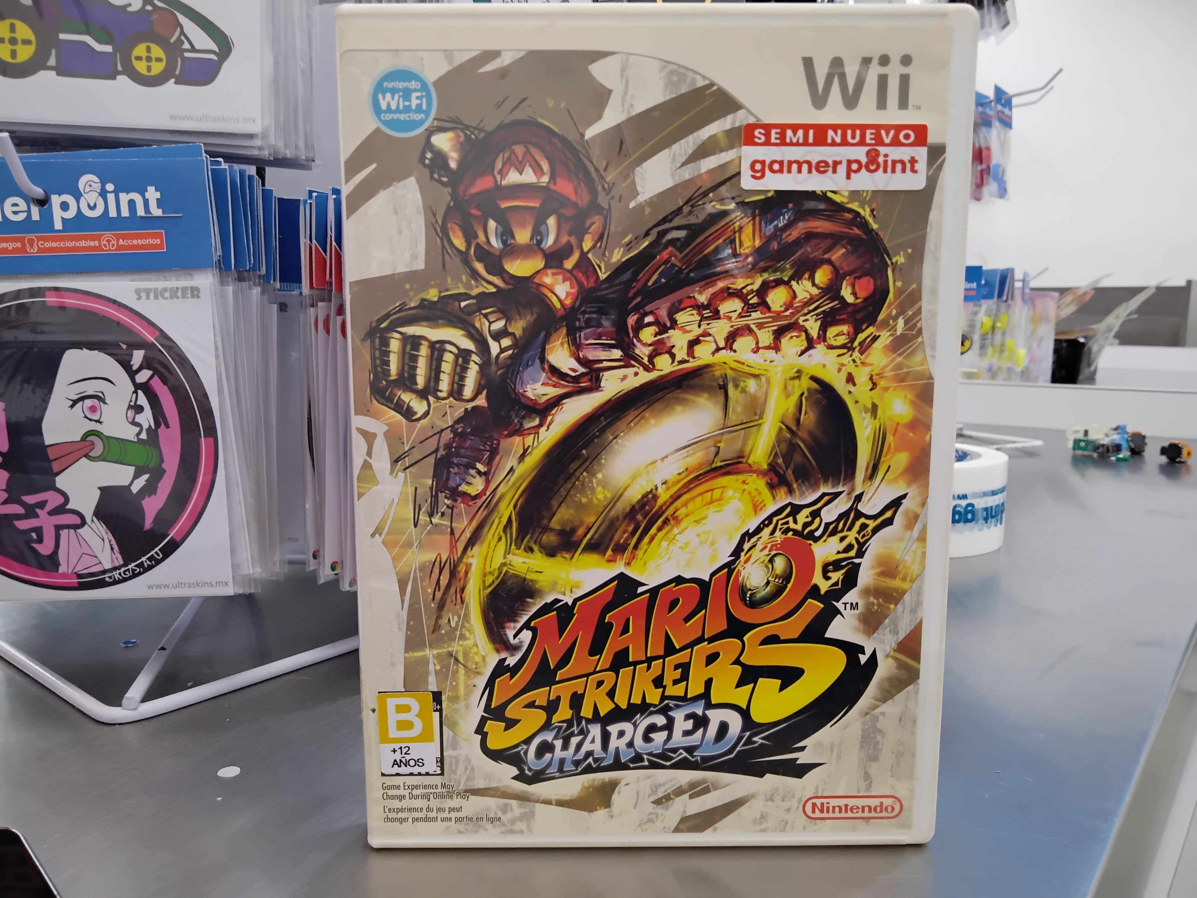 Mario Strikers Charged Wii Usado
