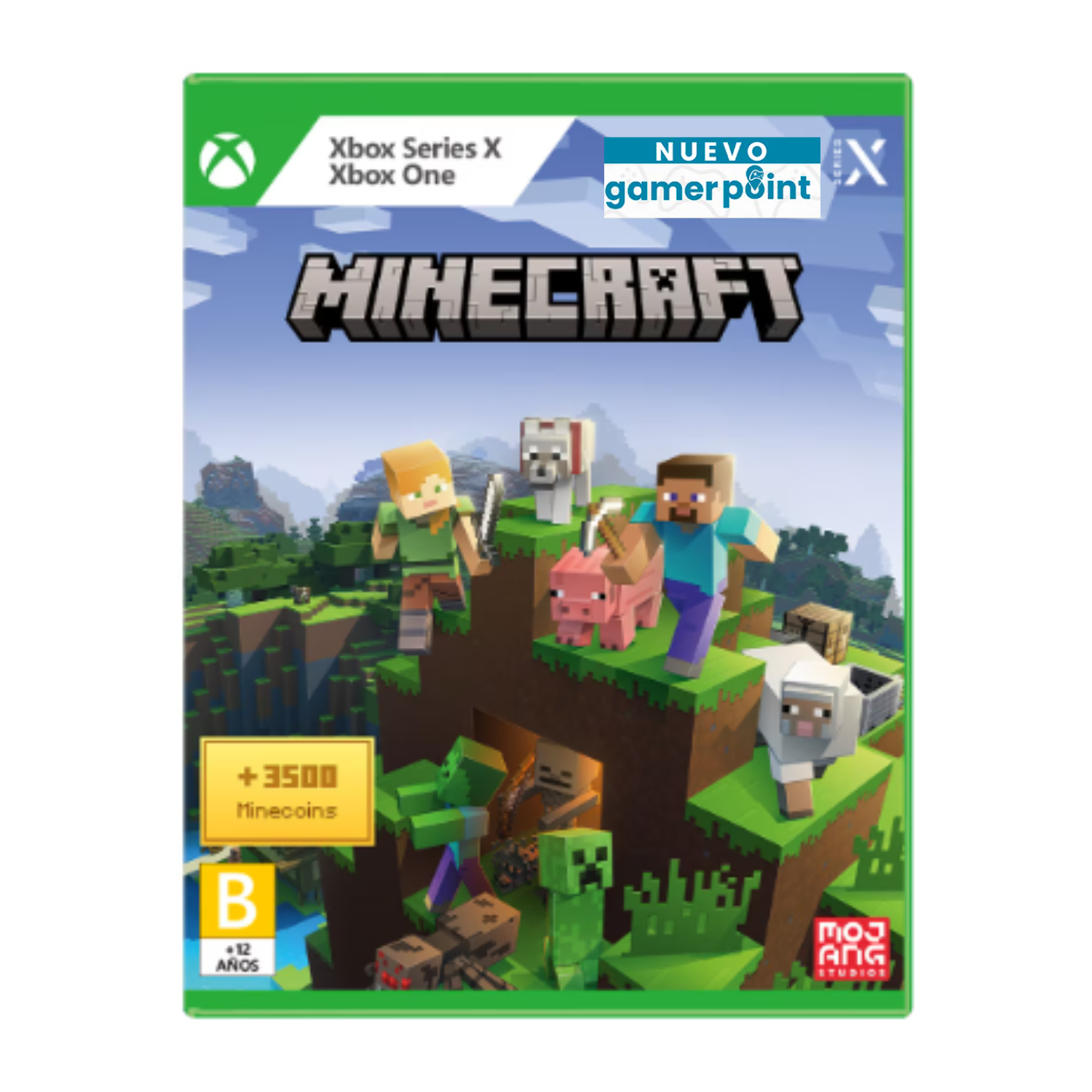 Minecraft + 3500 Minecoins Xbox One