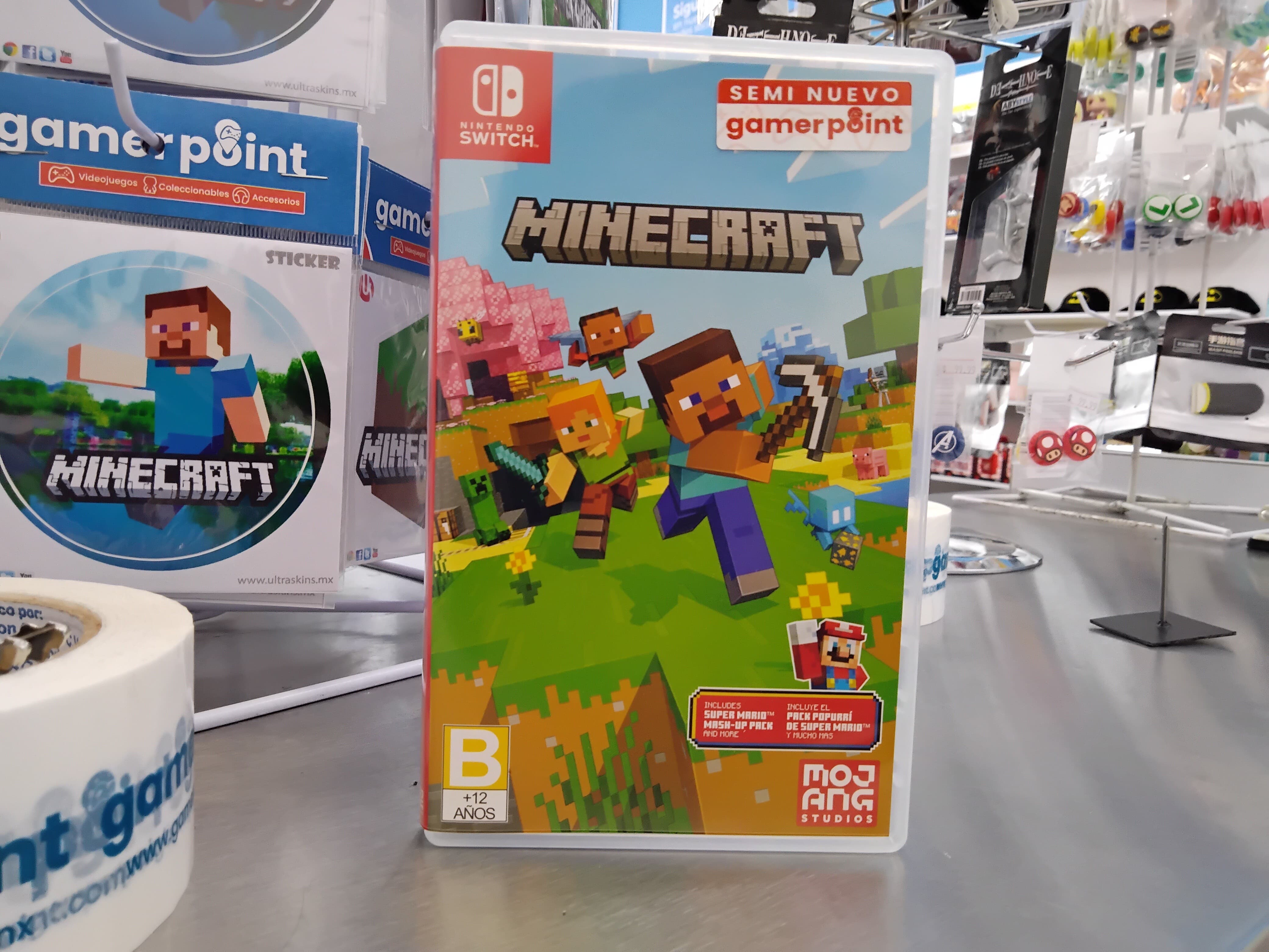 Minecraft Nintendo Switch Usado (Portada nueva)
